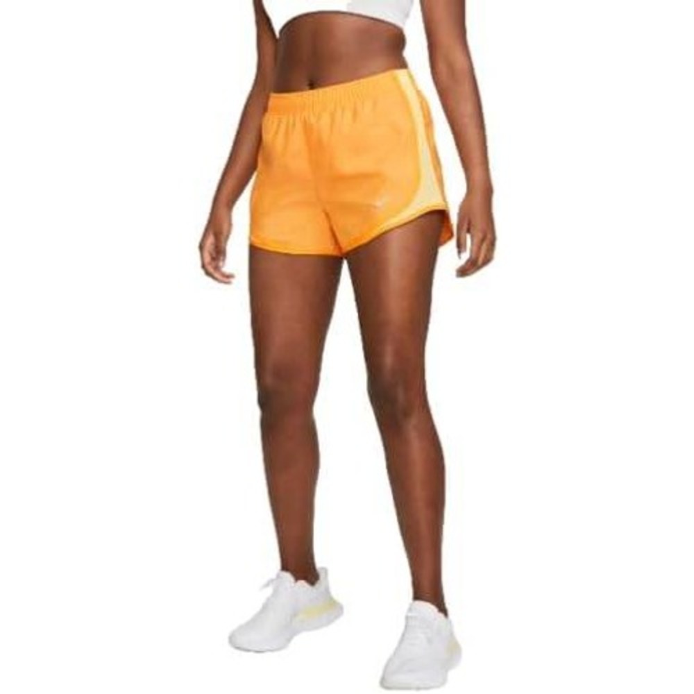 NWt Nike Tempo Women's Brief-Lined Running Shorts Orange Trance (XXL)